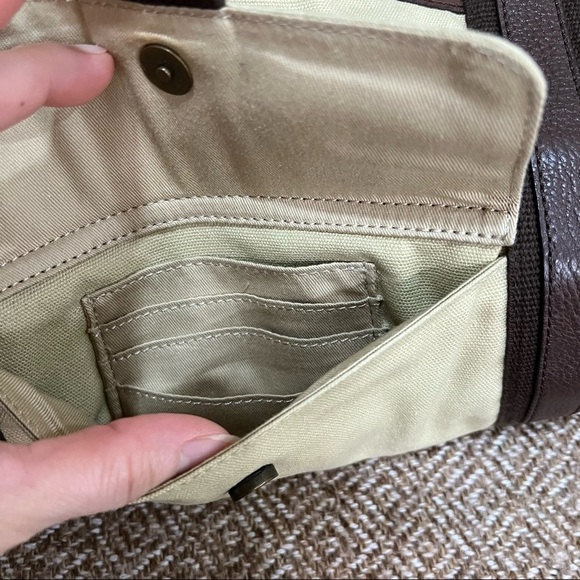 Eddie Bauer Cavas Tote Bag Large Carry On Bag 18W*20*H*6D Travel Airport Laptop - Picture 6 of 13